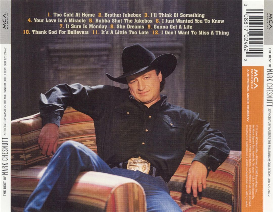 20th Century Masters - The Millennium Collection: The Best of Mark Chesnutt cover art