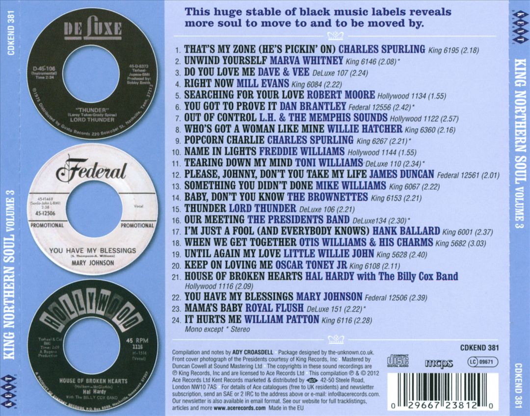 King Northern Soul, Vol. 3 cover art