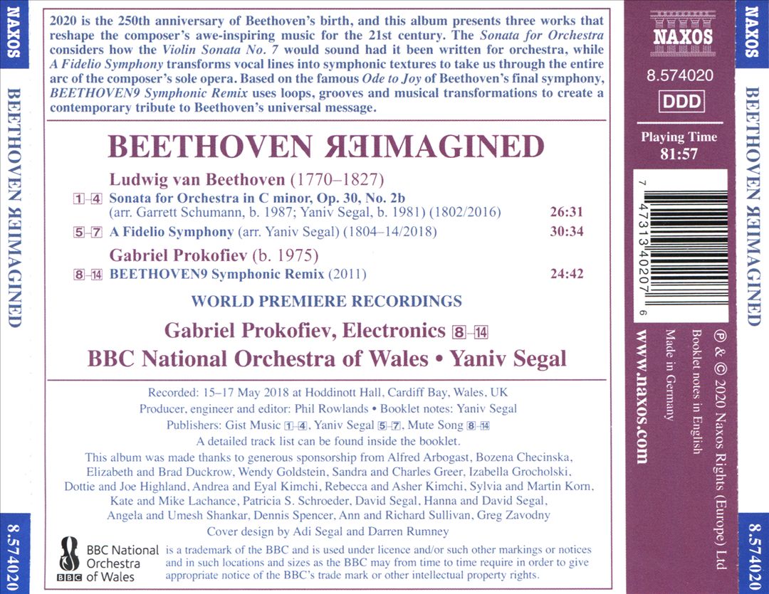 Beethoven Reimagined cover art