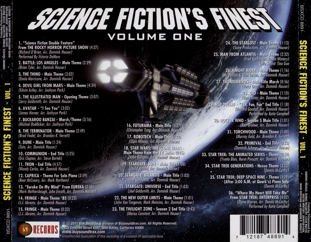 Science Fiction's Finest, Vol. 1 cover art