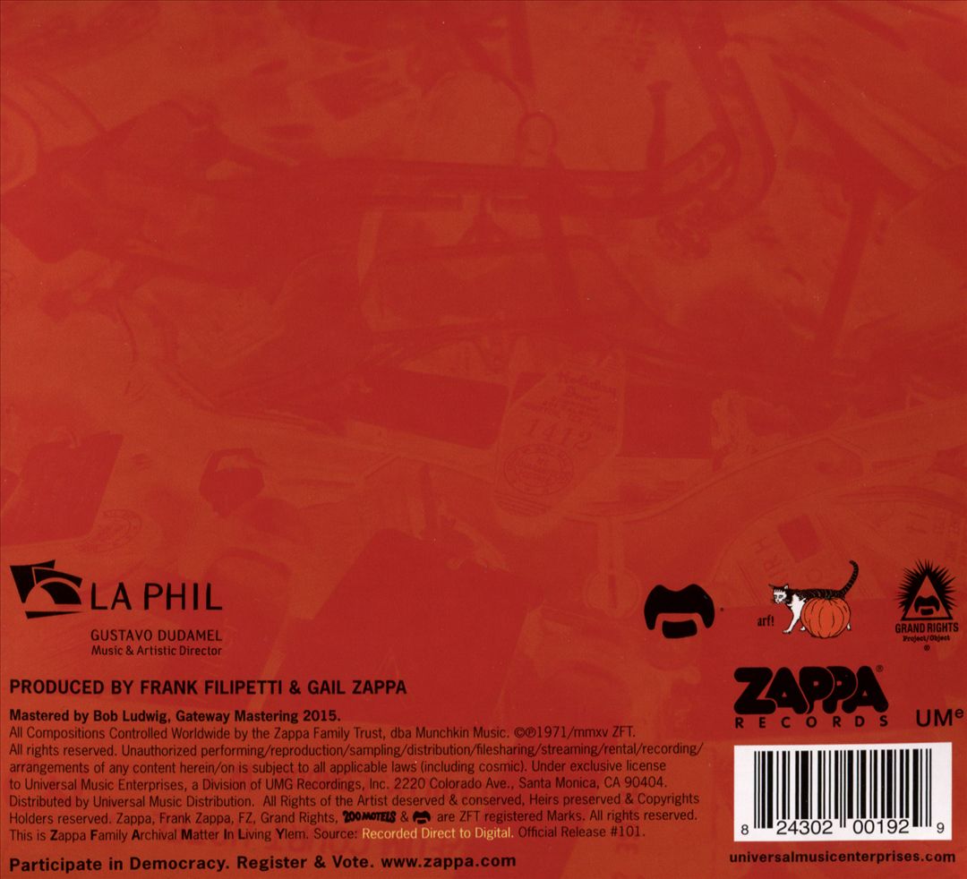 Frank Zappa: 200 Motels - The Suites cover art