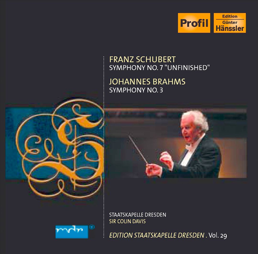 Schubert: Symphony No. 7; Brahms: Symphony No. 3 cover art