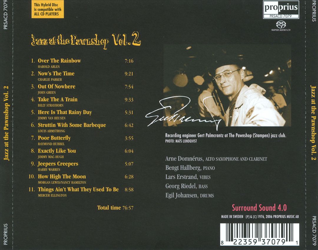 Jazz at the Pawnshop, Vol. 2 cover art
