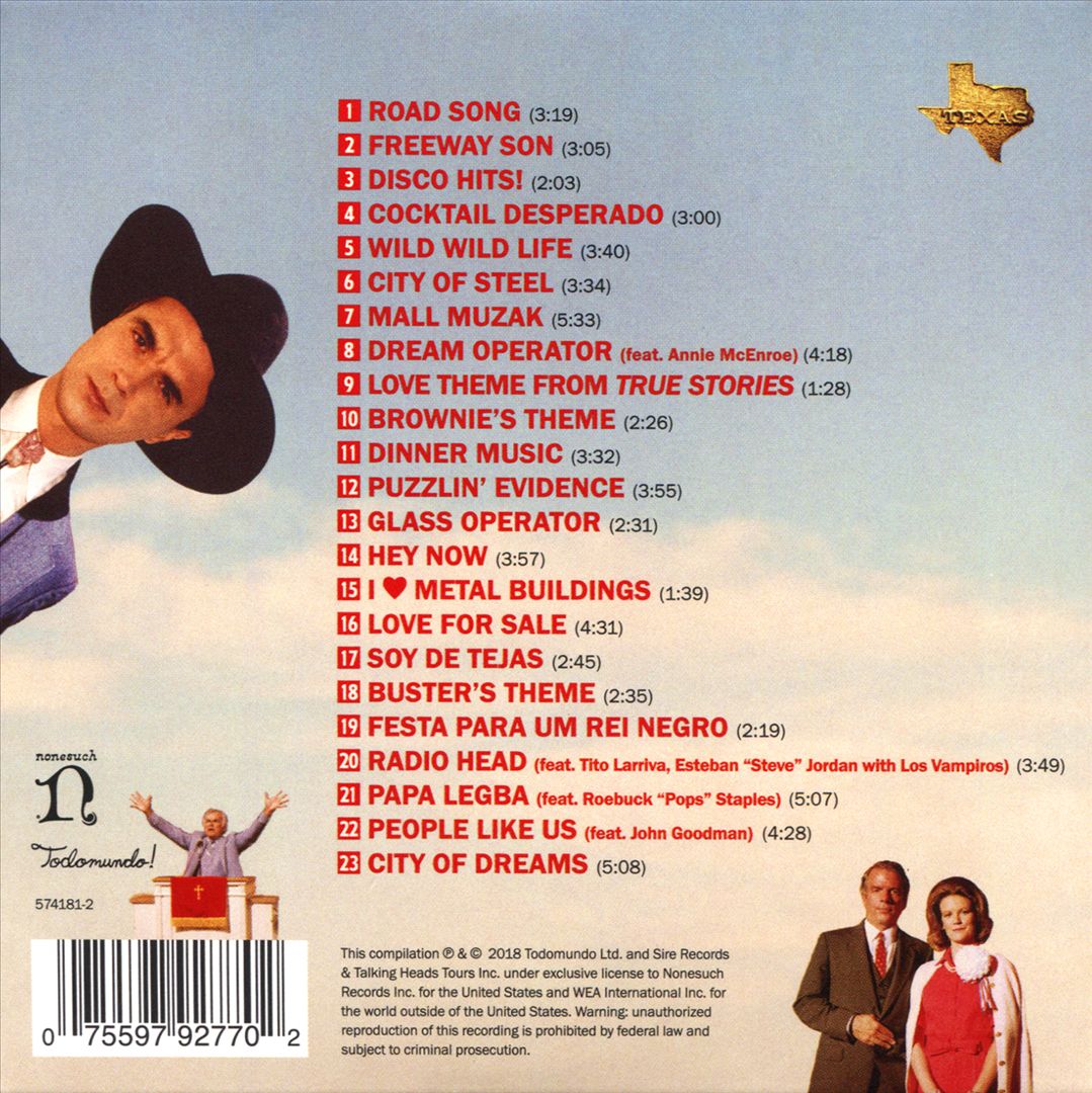 True Stories, A Film by David Byrne: The Complete Soundtrack cover art