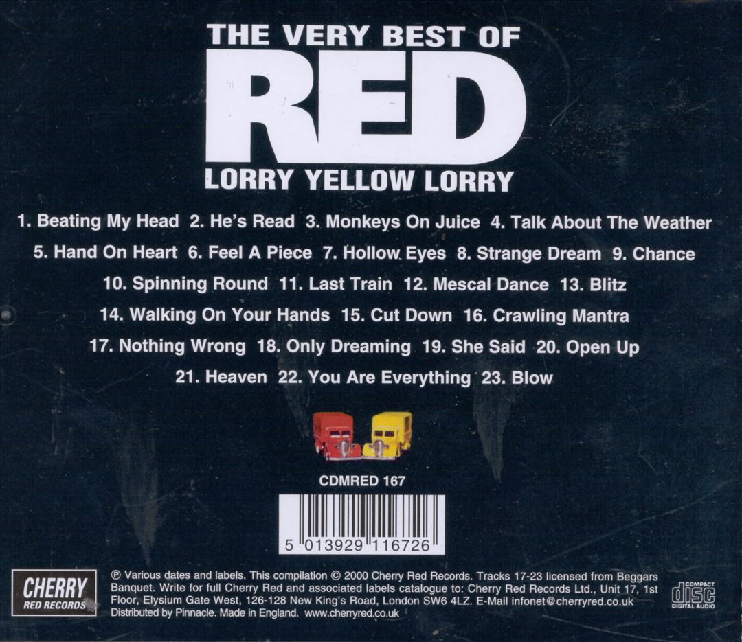 Very Best of Red Lorry Yellow Lorry cover art