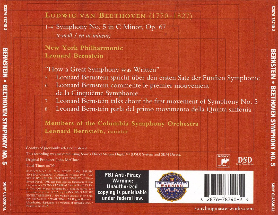 Beethoven: Symphony No. 5, Op. 67 cover art