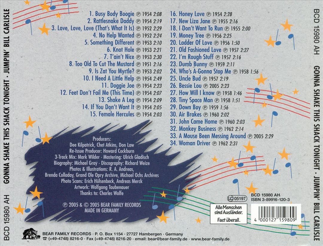 Gonna Shake This Shack Tonight cover art