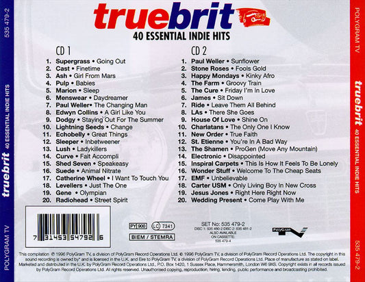 Truebrit: 40 Essential Indie Hits cover art
