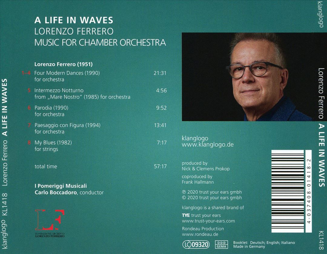 Lorenzo Ferreo: A Life in Waves cover art