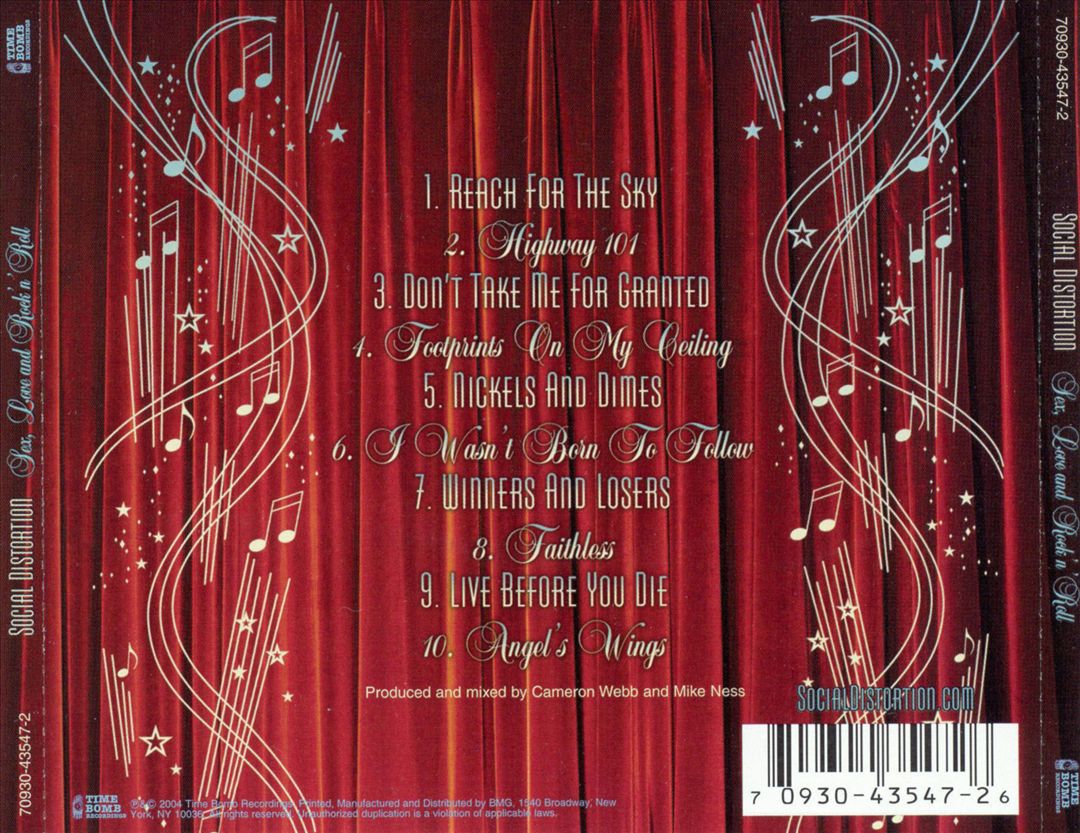 Sex, Love and Rock 'n' Roll cover art