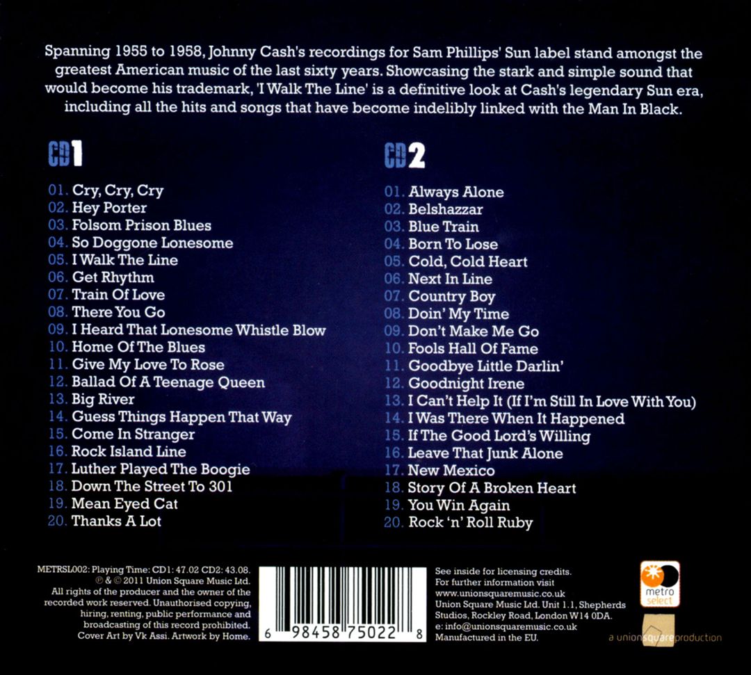 I Walk the Line [Metro] cover art