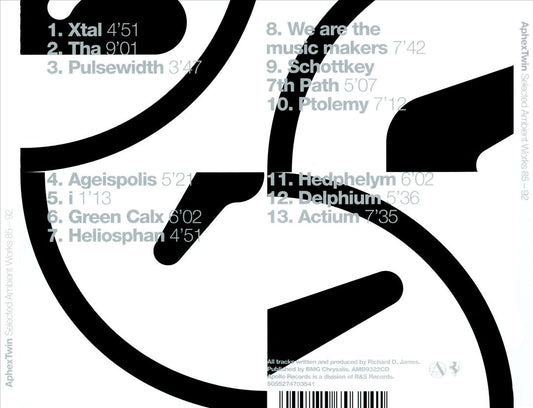 Selected Ambient Works 85-92 cover art