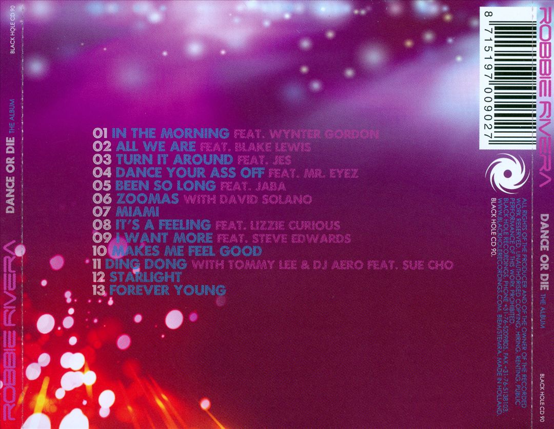 Dance or Die: The Album cover art