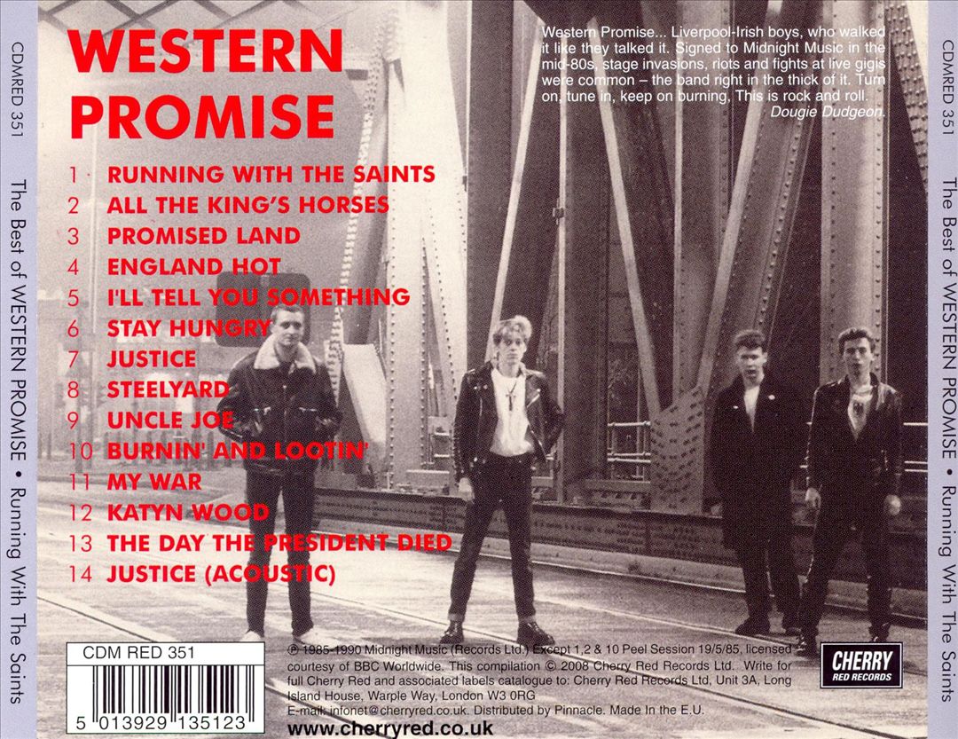 Running with the Saints: The Best of Western Promise cover art