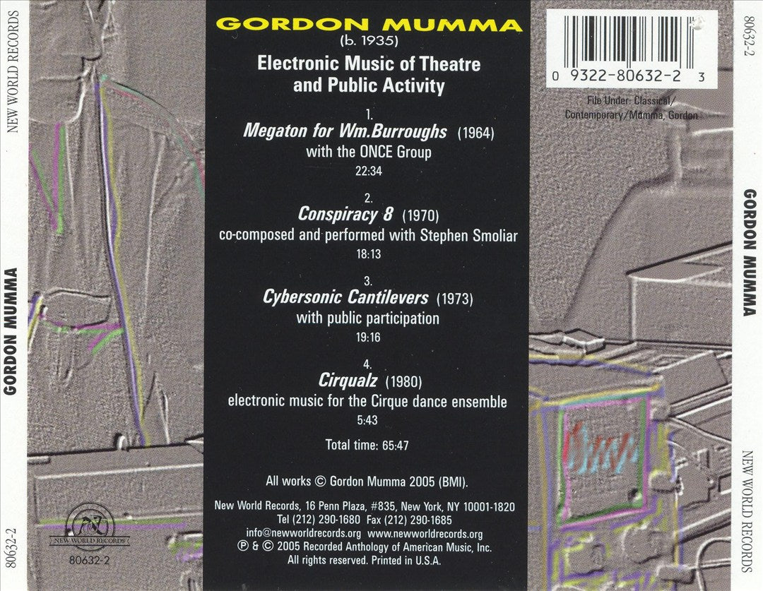 Electronic Music of Theatre and Public Activity cover art