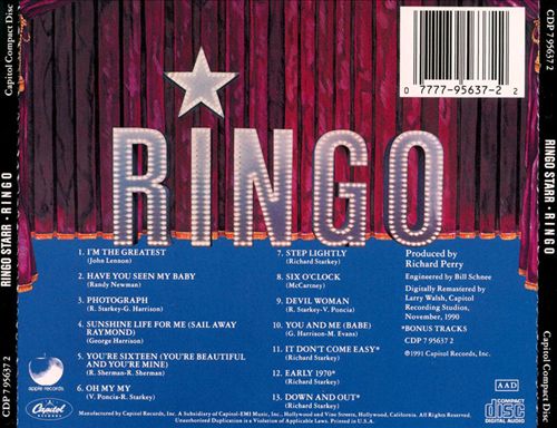 Ringo cover art