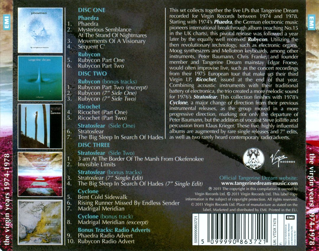 Virgin Years: 1974-1978 cover art