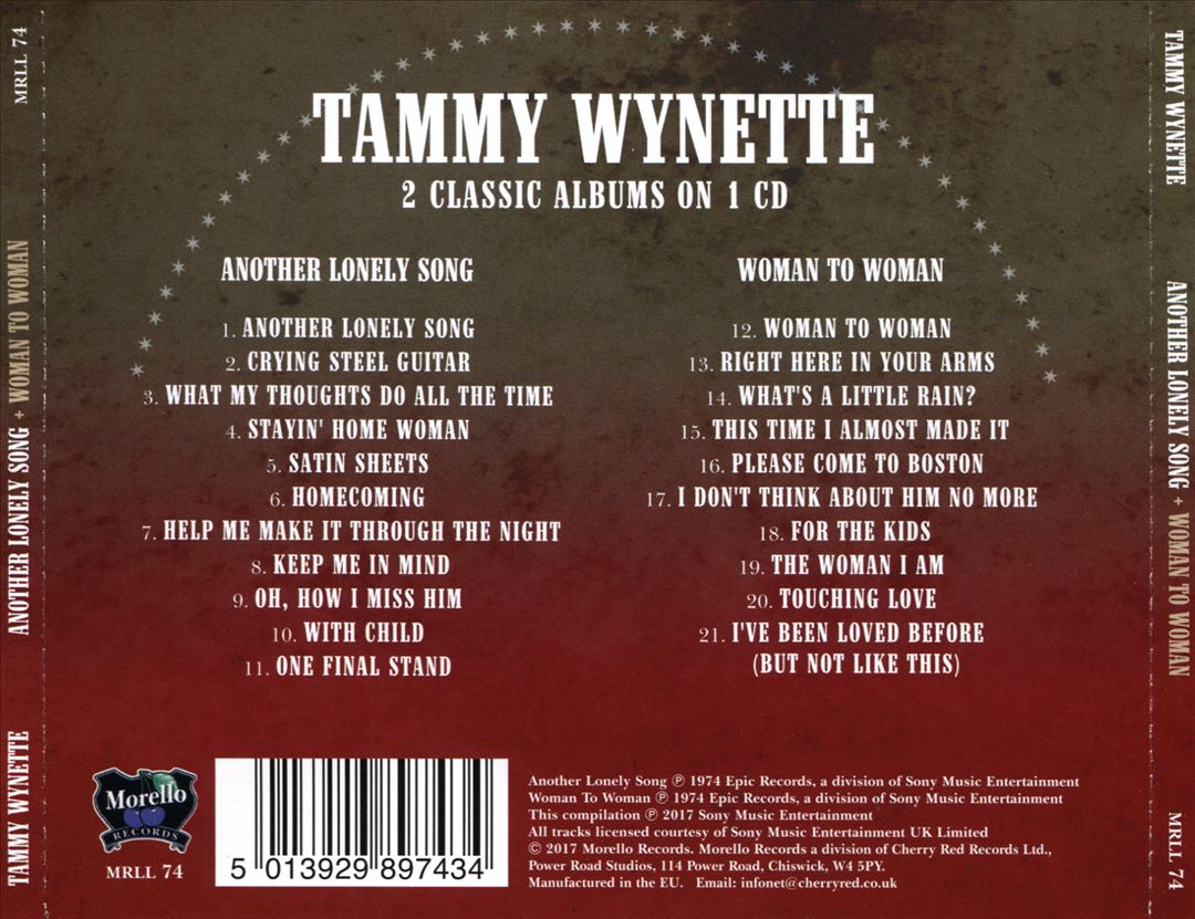 Another Lonely Song/Woman to Woman cover art