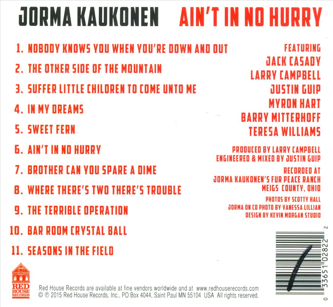 Ain't in No Hurry cover art