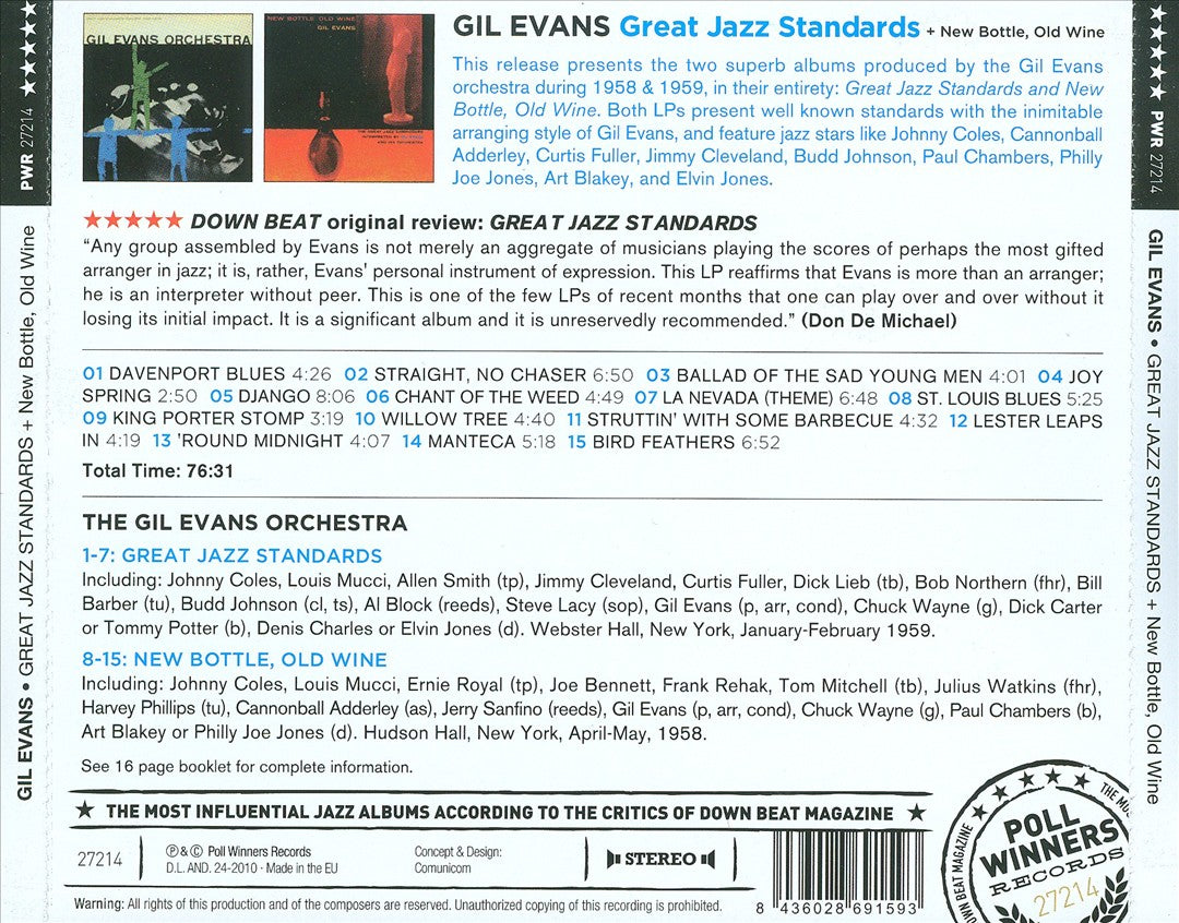 Great Jazz Standards + New Bottle, Old Wine cover art