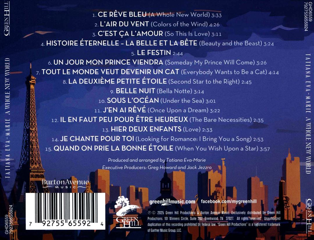 Whole New World: French Covers of Classic Animated Movie Songs cover art