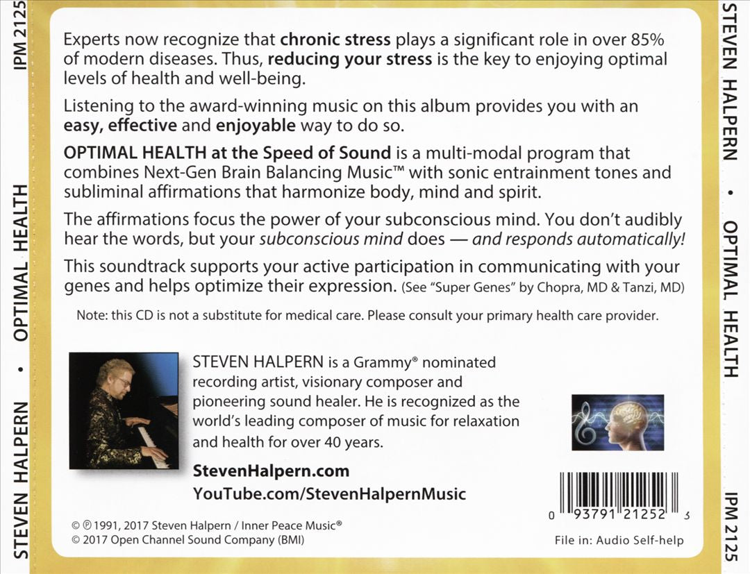 Optimal Health at the Speed of Sound cover art