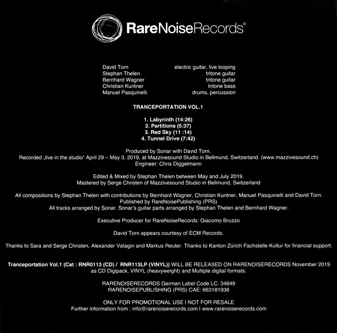 Tranceportation, Vol. 1 cover art