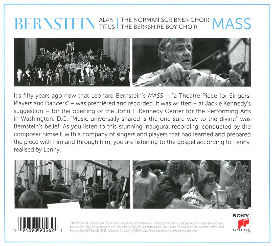 Leonard Bernstein: Mass cover art