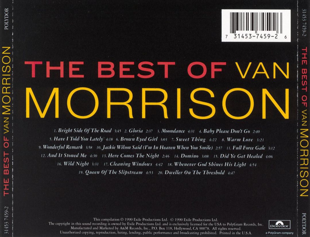 Best of Van Morrison [Mercury] cover art