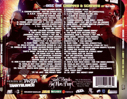 Drank Epidemic: I Don't Need No Host, Vol. 3 cover art