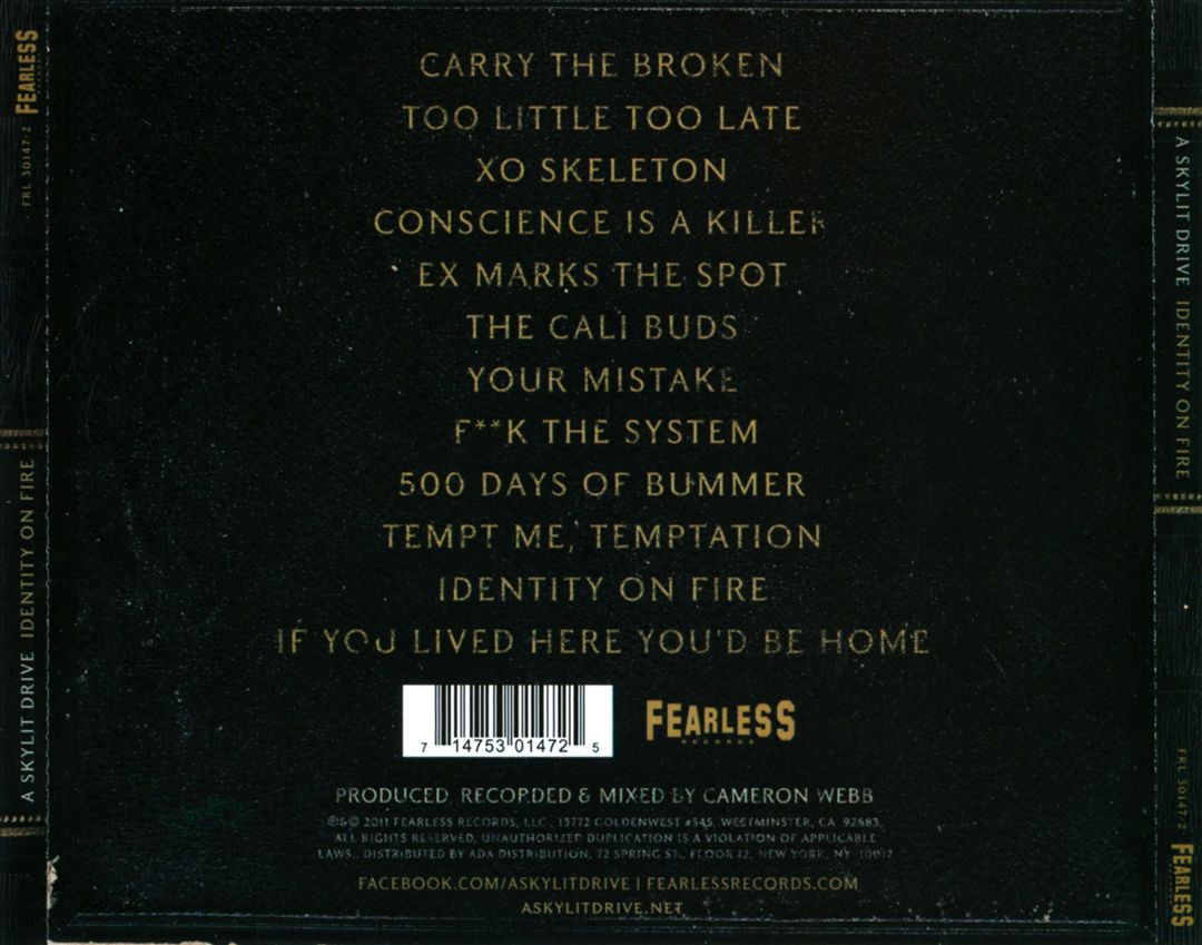 Identity on Fire cover art