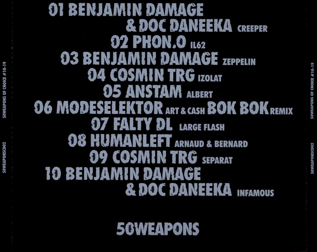50 Weapons of Choice #10-19 cover art