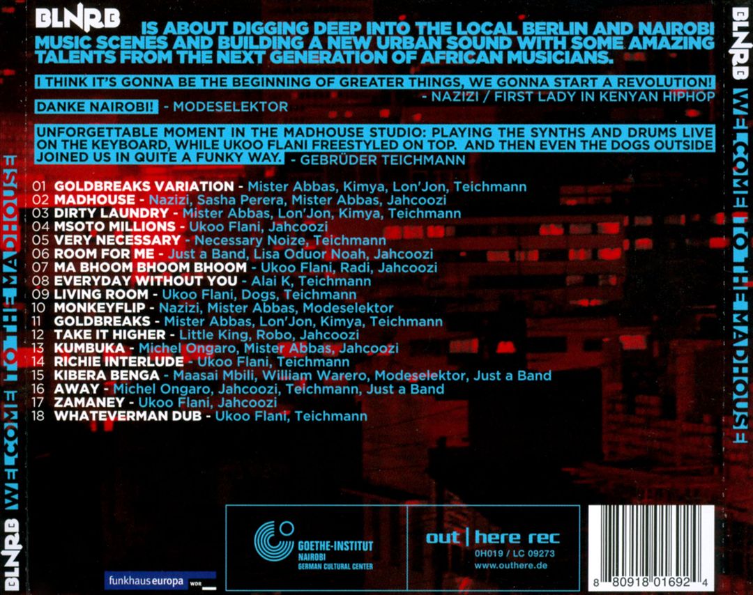 BLNRB: Welcome to the Madhouse cover art