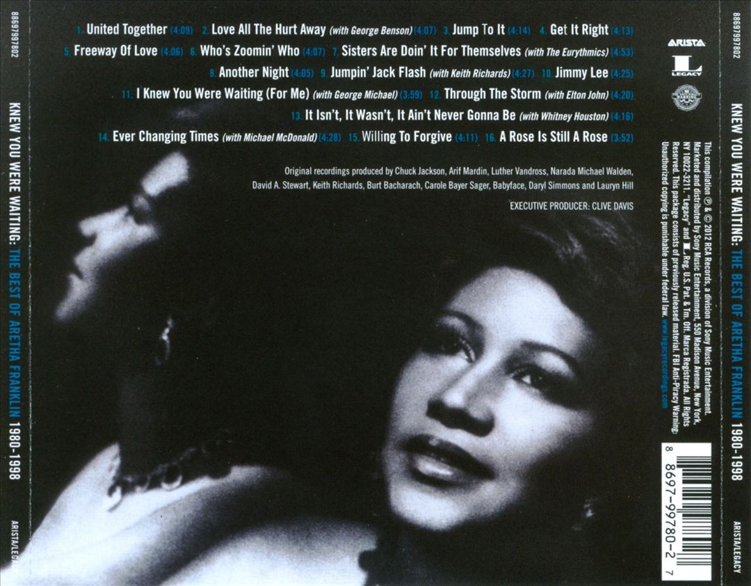 Knew You Were Waiting: The Best of Aretha Franklin 1980-1998 cover art