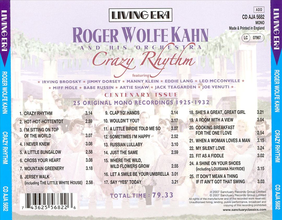 Crazy Rhythm cover art