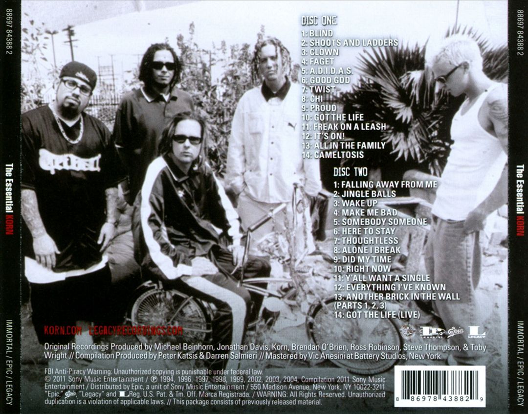 Essential Korn cover art