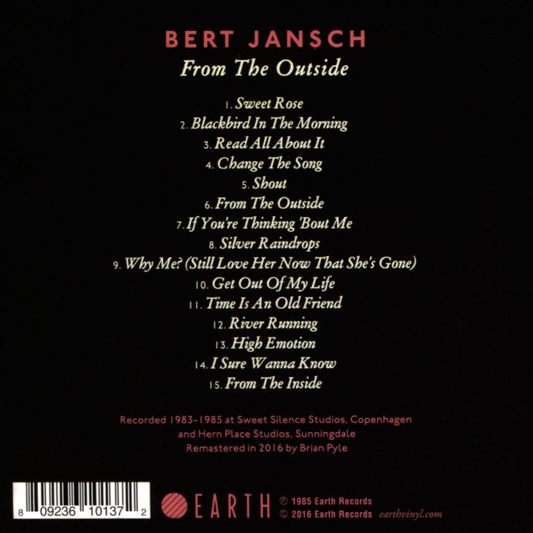 From the Outside cover art