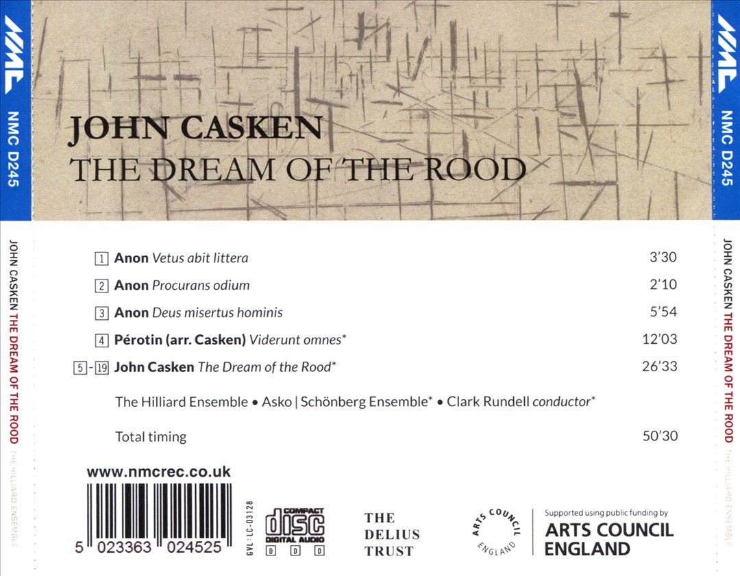 John Casken: The Dream of the Rood cover art