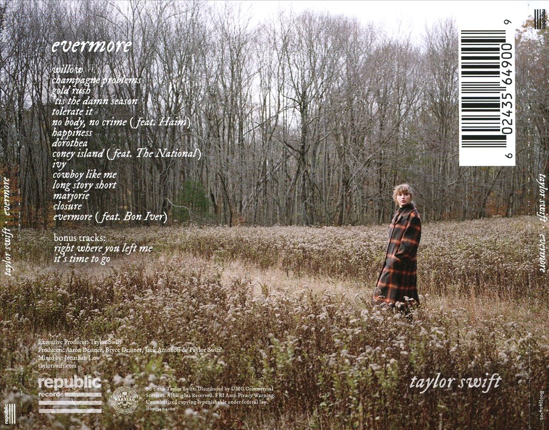 evermore [deluxe version] [edited] cover art