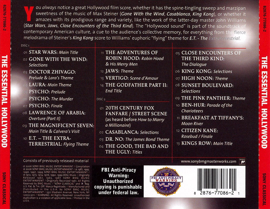 Essential Hollywood [Sony] cover art