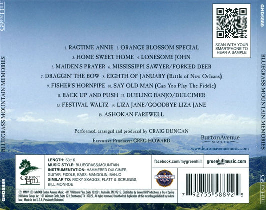 Bluegrass Mountain Memories: Instrumental Bluegrass Favorites cover art