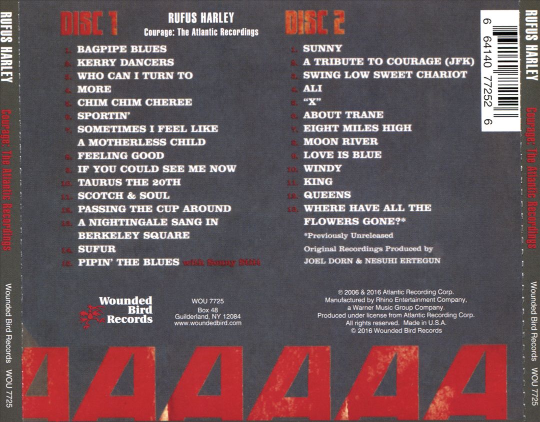 Courage: The Atlantic Recordings cover art