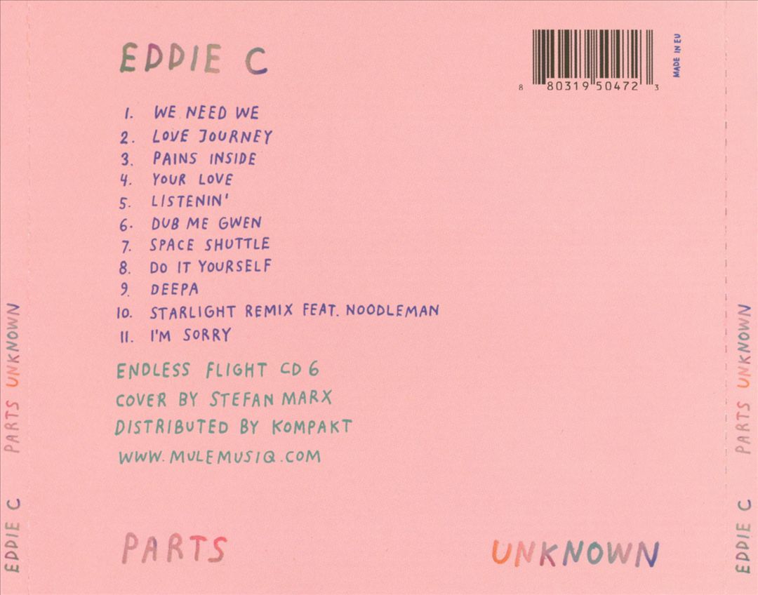 Parts Unknown cover art