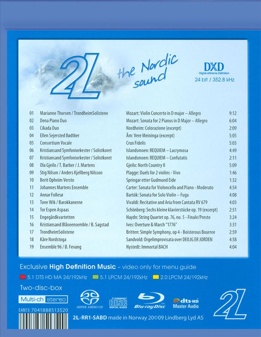 2L: Nordic Sound - 2L Audiophile Reference Record cover art
