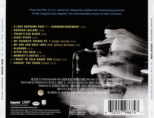 Chasing Trane: The John Coltrane Documentary [Original Soundtrack] cover art