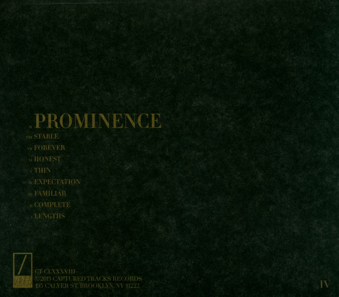 Prominence cover art