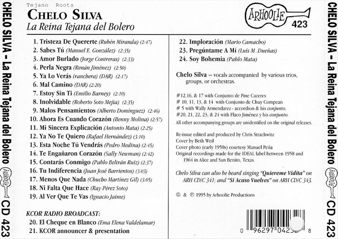 Reina Tejana Del Bolero cover art