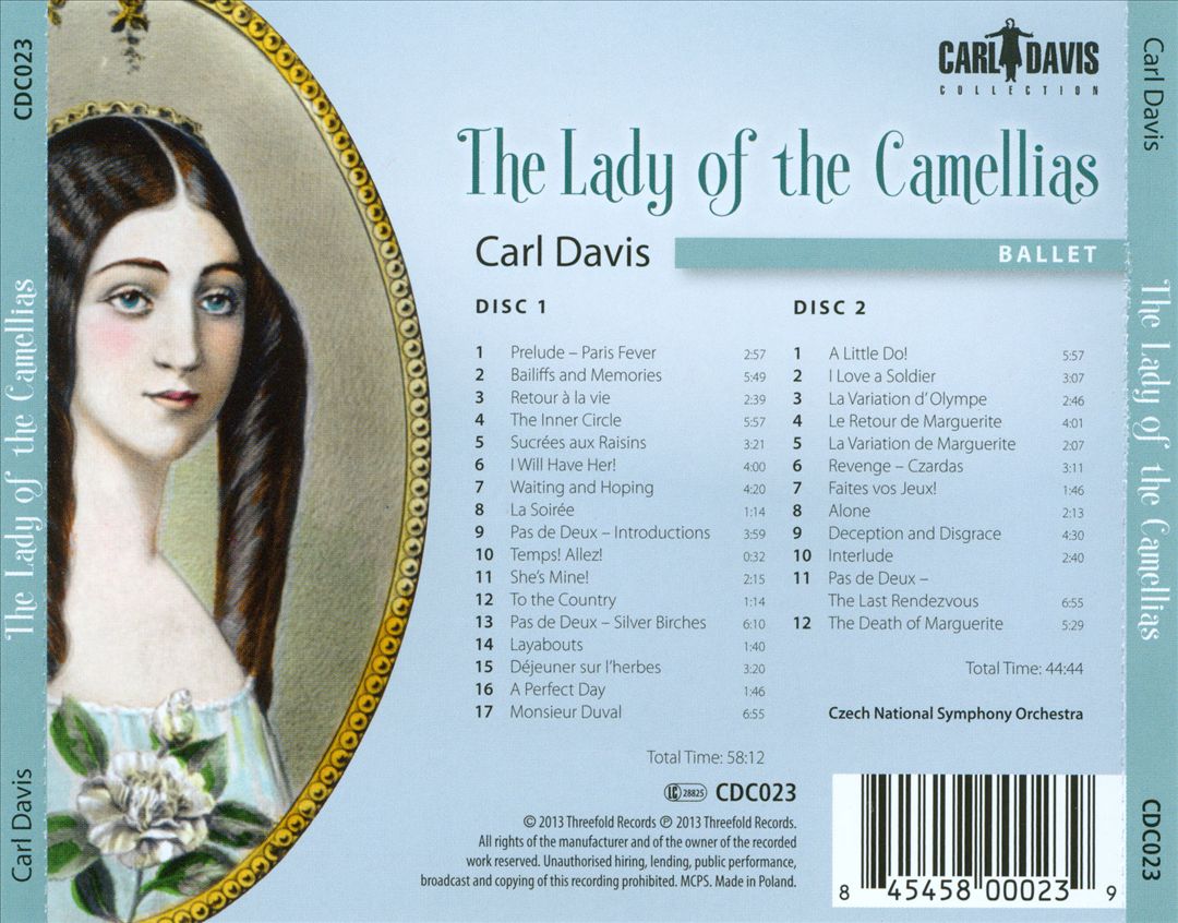 Carl Davis: The Lady of the Camellias cover art