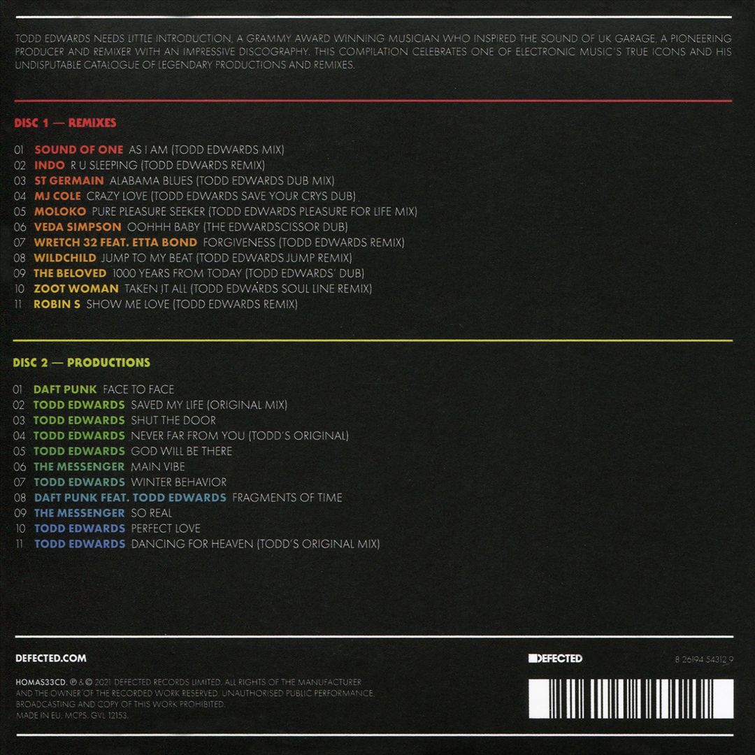 House Masters: Todd Edwards cover art