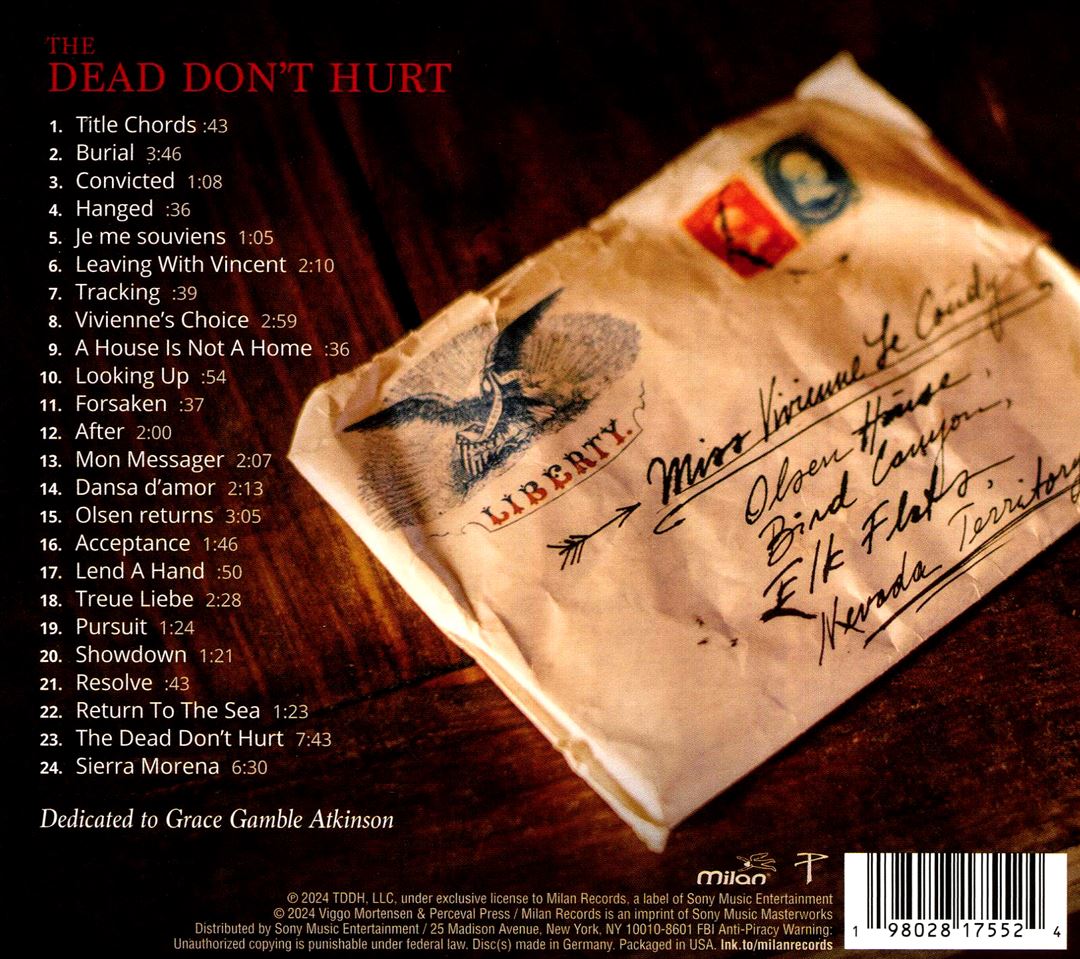 Dead Don't Hurt [Music From the Movie] cover art